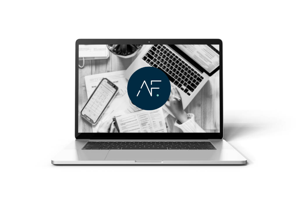 Computer with logo